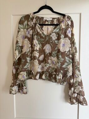 Loft floral blouse